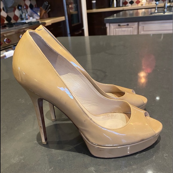 Jimmy Choo Patent Leather Platform Heels - Picture 5 of 13